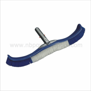 18" Curved Wall Brush with Aluminum Handle