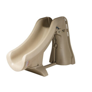 S.R. Smith SlideAway Safe Removable Inground Pool Slide (Taupe)